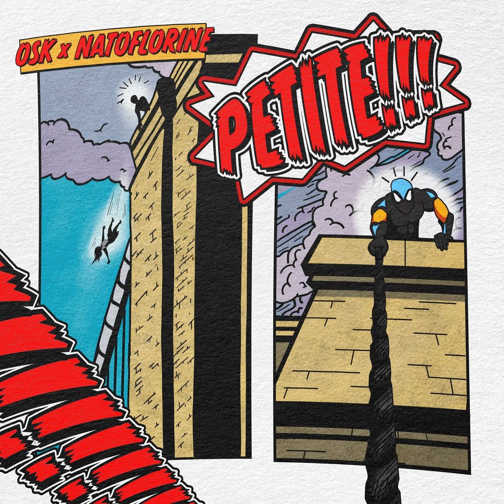 Petite cover: a comic-book panel with PETITE!!! in a burst.